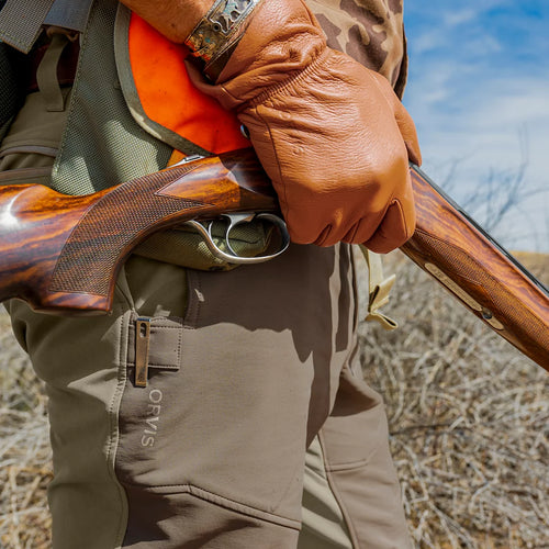 ORVIS- UPLANDER GLOVES TAN LEATHER