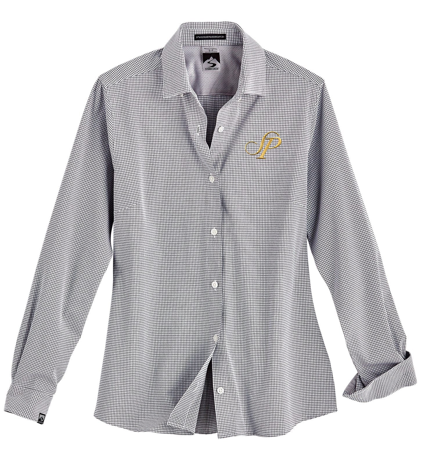 Storm Creek- Women's Influencer Woven Shirt - Windowpane