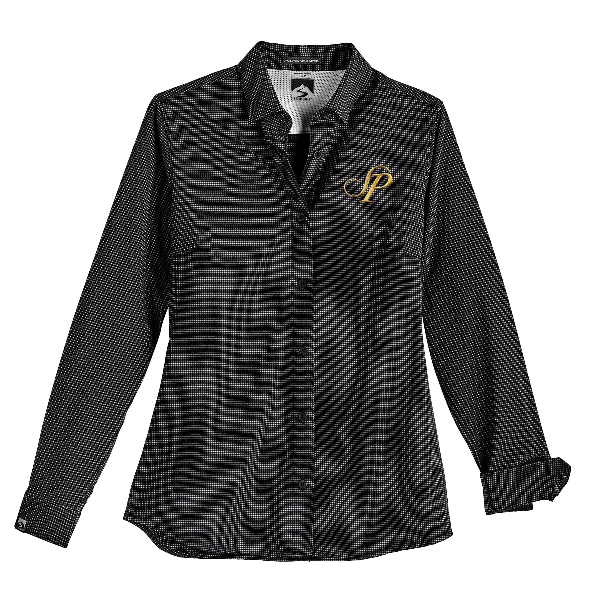 Storm Creek- Women's Influencer Woven Shirt - Windowpane